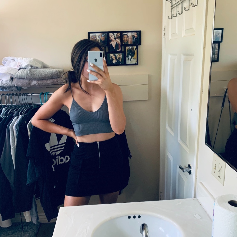 {windsor} Zip Up Skirt